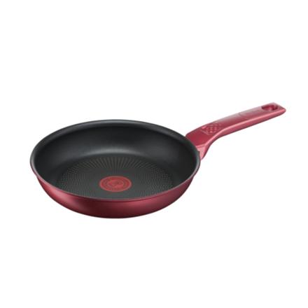 TEFAL | Daily Chef Pan | G2730422 | Frying | Diameter 24 cm | Suitable for induction hob | Fixed handle | Red