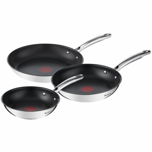 Tefal Duetto+, 20/24/28 cm, 3-osaline, roostevaba teras - Praepannide komplekt / G732S334