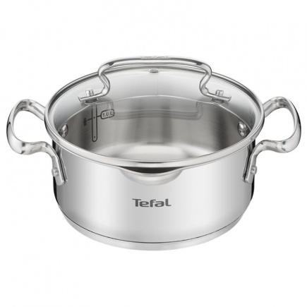 Tefal Duetto+ 18 cm, 2 L, roostevaba teras - Kaanega pott / G7194355