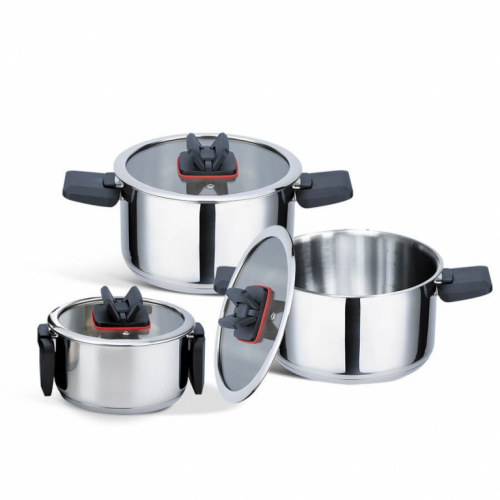 Feel-Maestro MAESTRO COOKWARE SET 6 pcs. 1,5l, 3,5l, 6,6l