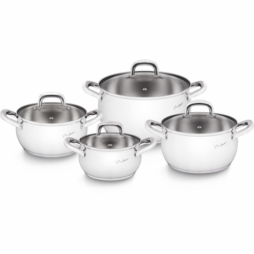 Lamart SHAPE LT 1111 pot set, stainless steel