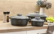 Berretti Low pot with cover 28 cm Tivano