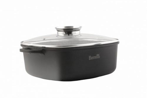 Berretti Low pot with cover 28 cm Tivano