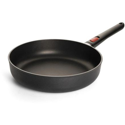 Deep cast iron pan WOLL Diamond QXREco Lite, non-stick coating, removable handle, 28 cm | Woll
