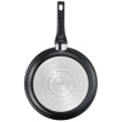 TEFAL | Pan | G2550572 Unlimited | Frying | Diameter 26 cm | Suitable for induction hob | Fixed handle | Black - Noir