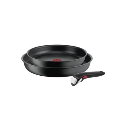 TEFAL | Frypan set | L7649253 Ingenio Ultimate | Frying | Diameter 24/28 cm | Suitable for induction hob | Removable handle | Черный
