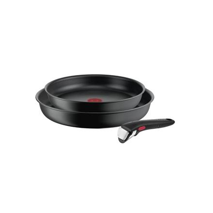 TEFAL | Frypan set | L7649253 Ingenio Ultimate | Frying | Diameter 24/28 cm | Suitable for induction hob | Removable handle | Черный