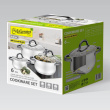 Feel-Maestro COOKWARE SET 6 pcs. 1,8l, 2,5l, 3,5l