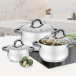 Feel-Maestro COOKWARE SET 6 pcs. 1,8l, 2,5l, 3,5l