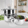 Feel-Maestro COOKWARE SET 6 pcs. 2,0l, 3,0l, 4,0l