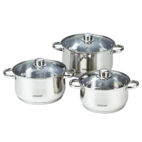 Feel-Maestro COOKWARE SET 6 pcs. 2,0l, 3,0l, 4,0l