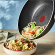 TEFAL Pan | H0561942 | Wok | Diameter 28 cm | Suitable for induction hob | Fixed handle | Black