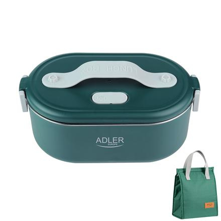 Adler | Electric lunch box with thermal bag | AD 4522 | 0.8 L | Plastic/Stainless steel | Green | Lid included