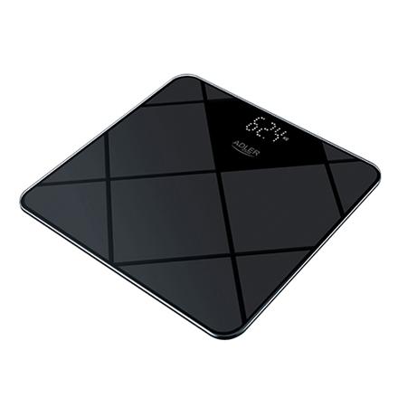 Adler | Bathroom Scale | AD 8169 | Maximum weight (capacity) 180 kg | Accuracy 100 g | Graphite/Black