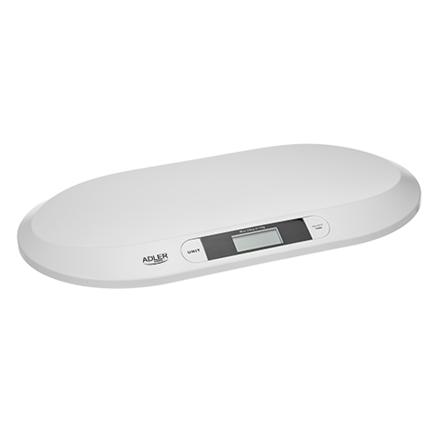 Adler AD 8139 Child Scale | Adler | Adler AD 8139 | Maximum weight (capacity) 20 kg | Accuracy 10 g | White 188658