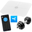 Adler Smart Bathroom Scale | AD 8187 | Maximum weight (capacity) 180 kg | Accuracy 100 g | Body Mass Index (BMI) measuring | White 451170