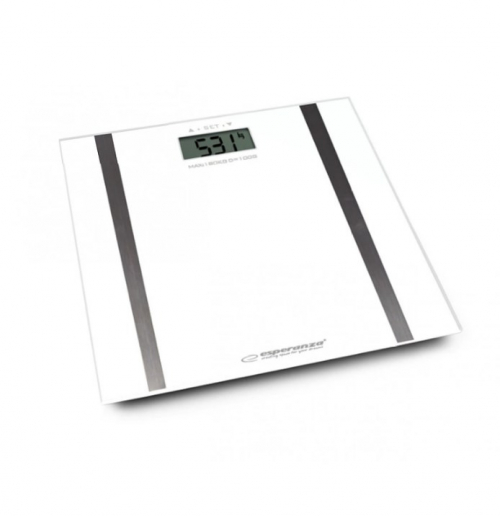 Esperanza Samba Rectangle White Electronic personal scale