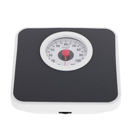 Adler | Mechanical Bathroom Scale | AD 8178 | Maximum weight (capacity) 120 kg | Accuracy 1000 g | Black