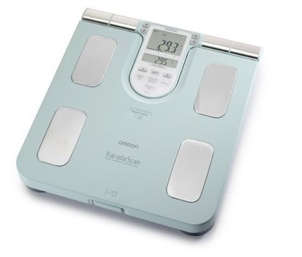 Omron BF511 Square Turquoise Electronic personal scale