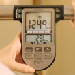 Omron BF511 Square Blue Electronic personal scale