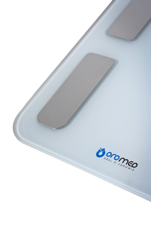Electronic bathroom scale OROMED ORO-BLUETOOTH SMART white