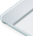 Beurer BG 13 Square Grey, Transparent Electronic personal scale