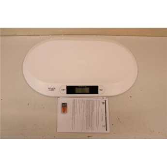 Восстановленный. Adler AD 8139 Child Scale | Adler | Adler AD 8139 | DAMAGED PACKAGING | Auto power off | Maximum weight (capacity) 20 kg | Baby platform 56 x 26 cm