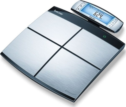 Beurer BF 105 Square Must, Stainless steel Electronic personal scale