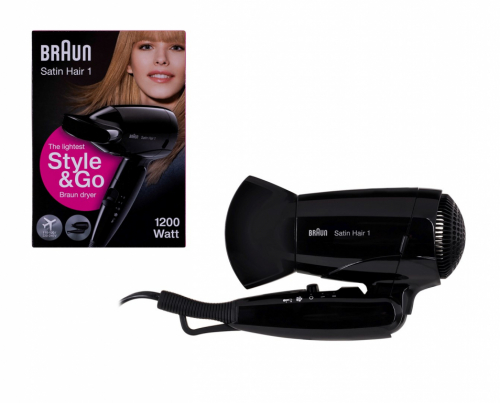 Braun HD130 hair dryer 1200 W Black