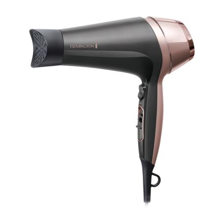 Remington | Curl and Straight Confidence Hair Dryer | D5706 | 2200 W | Number of temperature settings 3 | Ionic function | Diffuser nozzle | Black