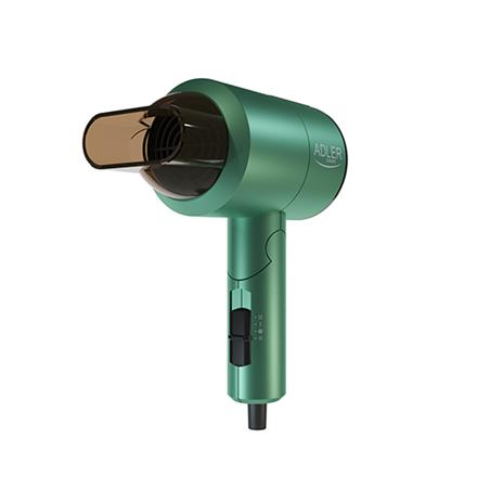 Adler | Hair Dryer | AD 2265 | 1100 W | Number of temperature settings 2 | Green