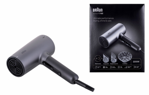 Braun HD 4.3 hair dryer 2200 W Grey