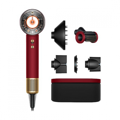 Dyson Supersonic Hair Dryer Nural HD16 Velvet Red/Gold, EU | 1600W, 3 speed settings