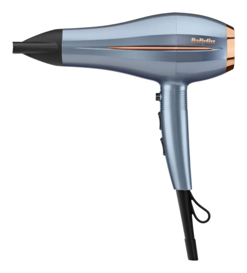 BaByliss Denim Luxe hair dryer 2200 W Blue, Copper