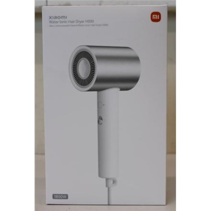 Taastatud. Xiaomi Water Ionic Hair Dryer H500 EU | Xiaomi | Water Ionic Hair Dryer | H500 EU | 1800 W | Number of temperature settings 3 | Ionic function | White | USED, SCRATCHED