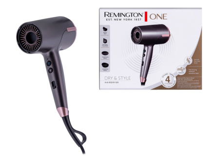 Remington D6077 hair dryer 2000 W Bronze, Grey