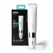 Braun Body BS1000 Mini-Krperhaartrimmer (wei/chrom)