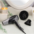 Remington Hair Dryer | D3190S | 2200 W | Number of temperature settings 3 | Ionic function | Diffuser nozzle | Grey/Black