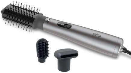 Braun AS 4.3 Hot air brush Black, Silver 1000 W 2.2 m