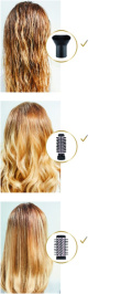 Rowenta Brush Activ' Dry & Style CF9550 Hot air brush Warm Must 1000 W 1.8 m