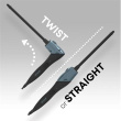 Revamp | TO-2002 Progloss Diverse 11mm Extra Long Corkscrew Cur | T-MLX48706 | Temperature (max) 200 °C | Черный