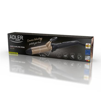 Adler | Hair Curler | AD 2112 | Ceramic heating system | Barrel diameter 32 mm | 55 W | Must Adler | Hair Curler | AD 2112 | Ceramic heating system | Barrel diameter 32 mm | 55 W | Must