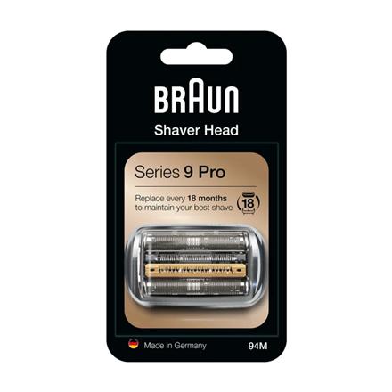 Braun | Replacement Head | Cassette 94M | Silver