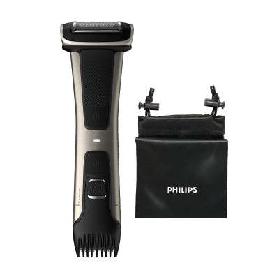 Philips 7000 series showerproof body groomer BG7025/15 skin friendly shaver, 5 adjustable length settings,  80mins cordless use/1h charge