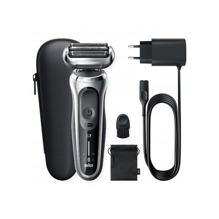 Braun | Shaver | 71-S1000s | Operating time (max) 50 min | Wet & Dry | Silver/Black 376384