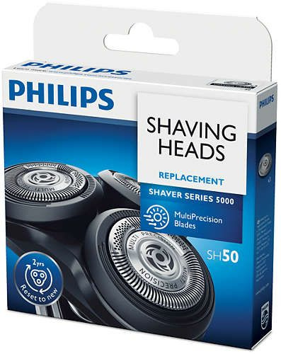 Philips Shaver series 5000 Shaving heads SH50/50 Fits S5000 (S5xxx) Fits AquaTouch (S5xxx) Fits Star Wars Shaver SW57xx