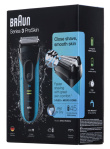 Braun Series 3 3040s Foil shaver Trimmer Black, Blue