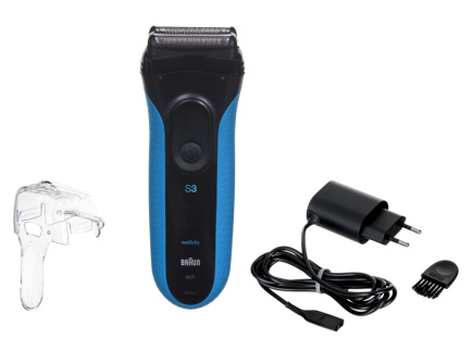 Braun Series 3 3040s Foil shaver Trimmer Black, Blue