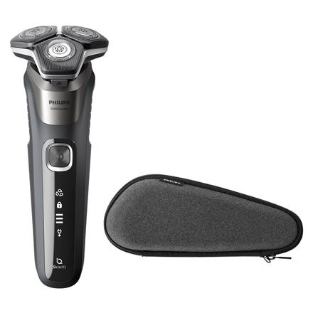 Philips | Shaver | S5887/30 | Operating time (max) 60 min | Wet & Dry | Lithium Ion | Charcoal Gray