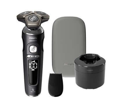Philips Shaver S9000 Prestige SP9840/32 Wet & Dry Electric shaver with SkinIQ